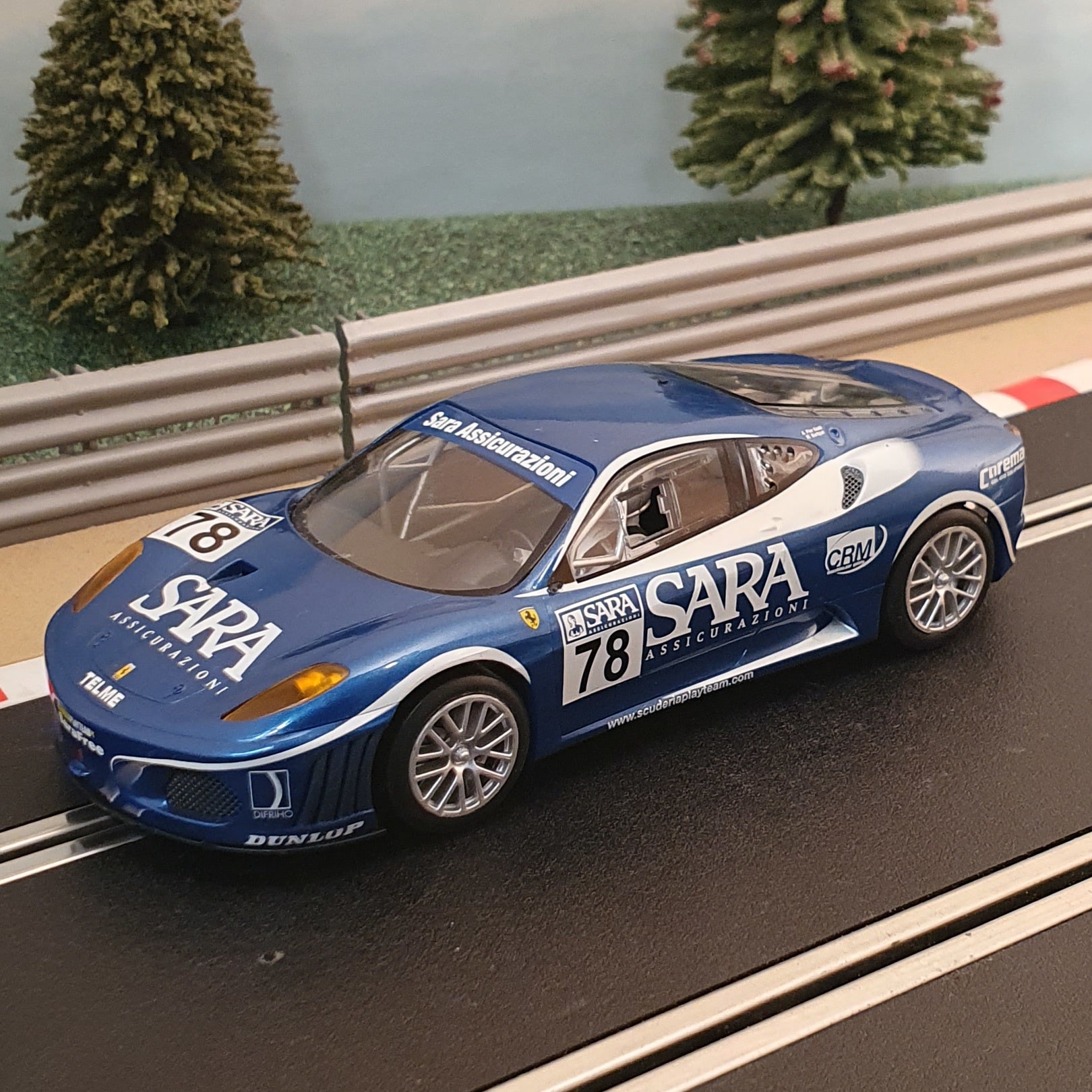 Coche Scalextric 1:32 - C2835 Ferrari F430 GT SARA *LUCES* #78 #WMS