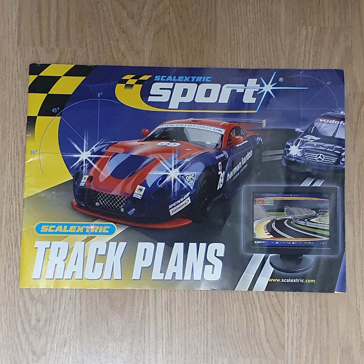 Scalextric track cheap plans book