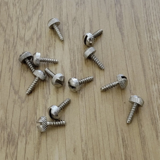 Scalextric Base Screws To Hold Cars In Position In Crystal Cases - 12 Round