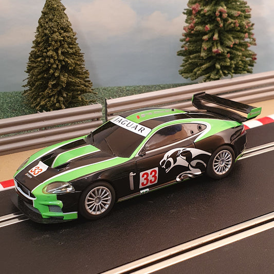 Scalextric 1:32 Car - C3241 Green Black Jaguar XKR GT3 #33 #M