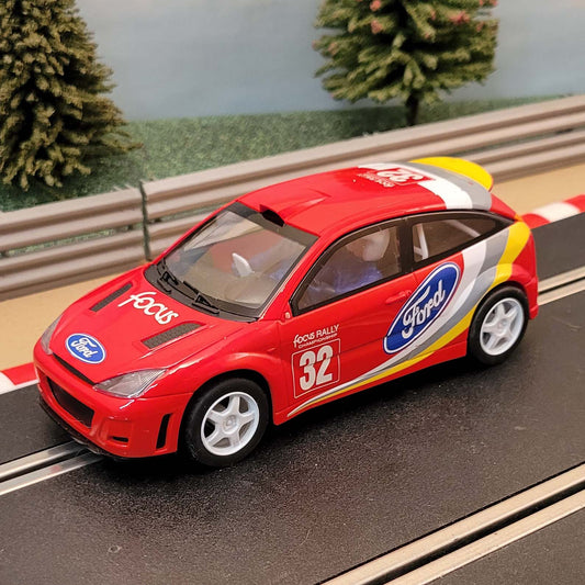 Scalextric 1:32 Car - Red Ford Focus Rally WRC #32 #M