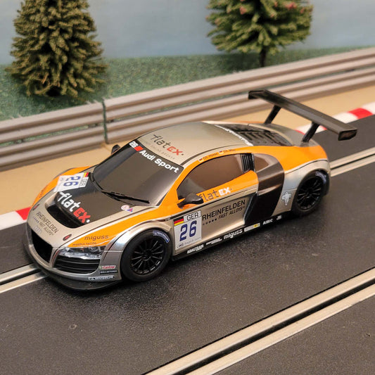 Scalextric 1:32 Car - Audi R8 GT3 FlatEX #26 #Q