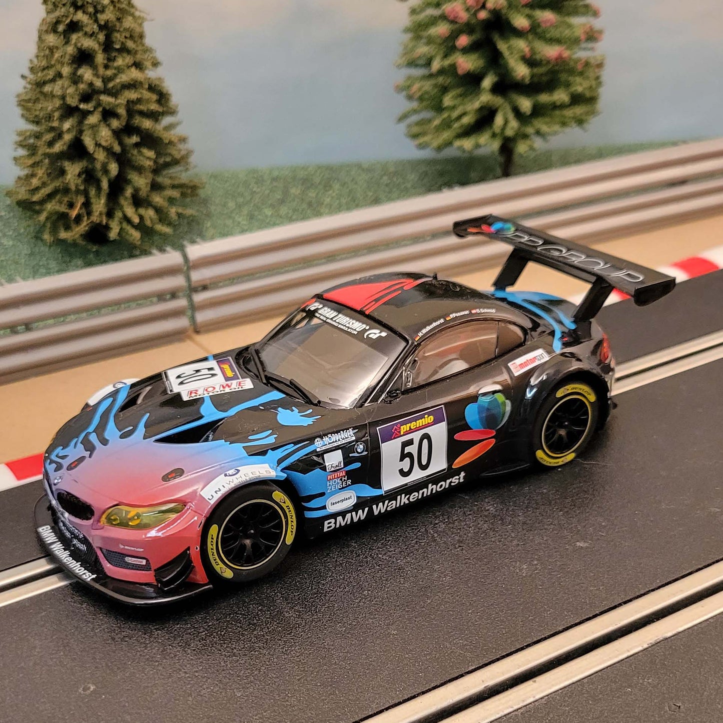 Scalextric 1:32 Car - C1374 BMW Z4 GT3 Walkenhorst *LIGHTS* #50 #M