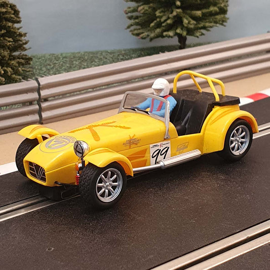 Scalextric 1:32 Car - C2211 Yellow Caterham #99 #F