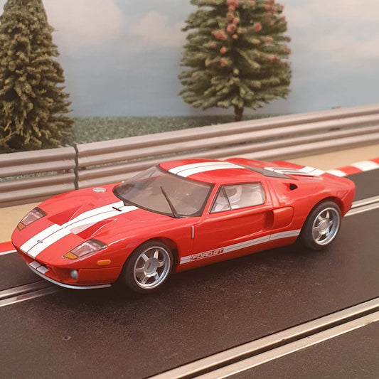 Coche Scalextric 1:32 - C2661 Ford GT rojo desde Top Gear Set *LUCES* #Ab