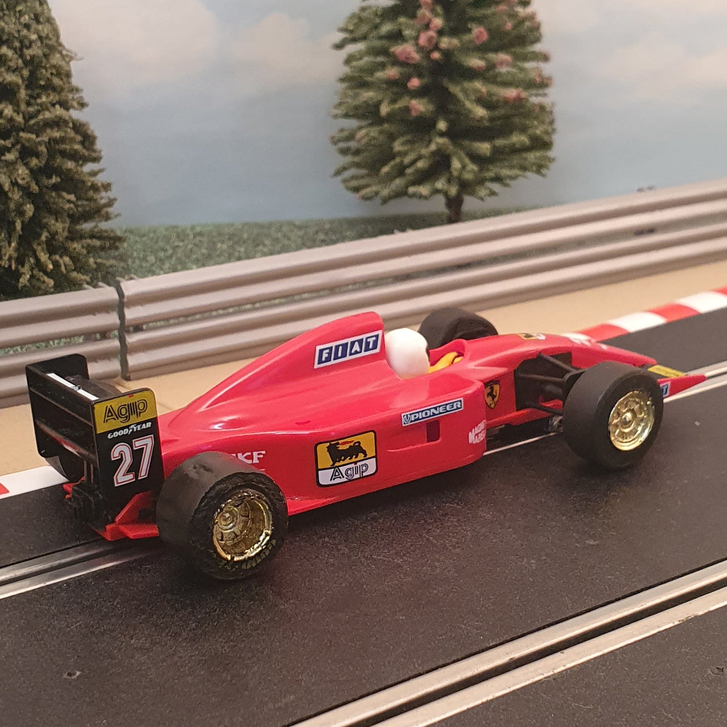 Scalextric 1:32 Car - C319 Ferrari Agip Fiat F1 643 Alain Prost #27 #Q