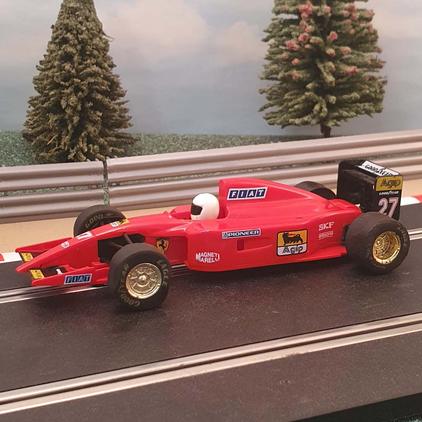 Scalextric 1:32 Car - C319 Ferrari Agip Fiat F1 643 Alain Prost #27 #Q