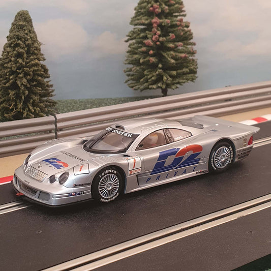 Coche Scalextric 1:32 - C2082 Mercedes CLK Le Mans #1 #Q