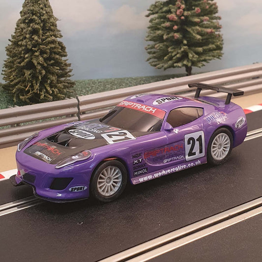 Scalextric 1:32 Car - Purple GT Lightning #Q