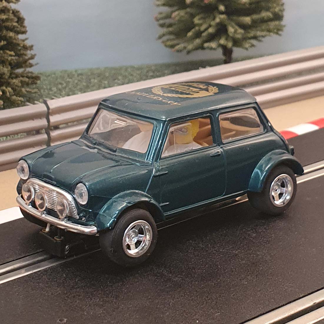 Scalextric 1:32 Car -C2244 Mini Cooper S 40th Anniversary Green #Q