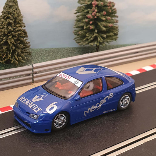 Scalextric 1:32 Car - C2382 Blue Renault Megane Rally #6