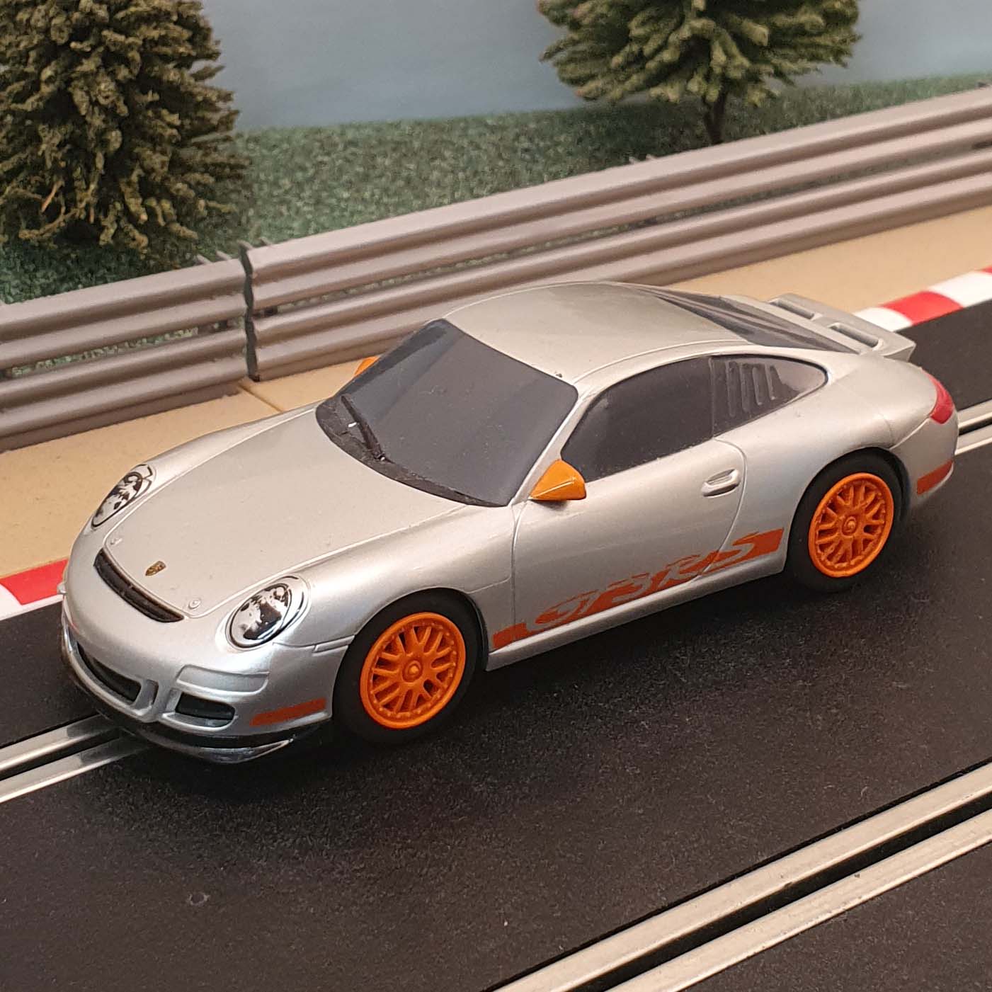 Scalextric 1:32 Car - C3021 Silver Porsche 997 GT3RS #M