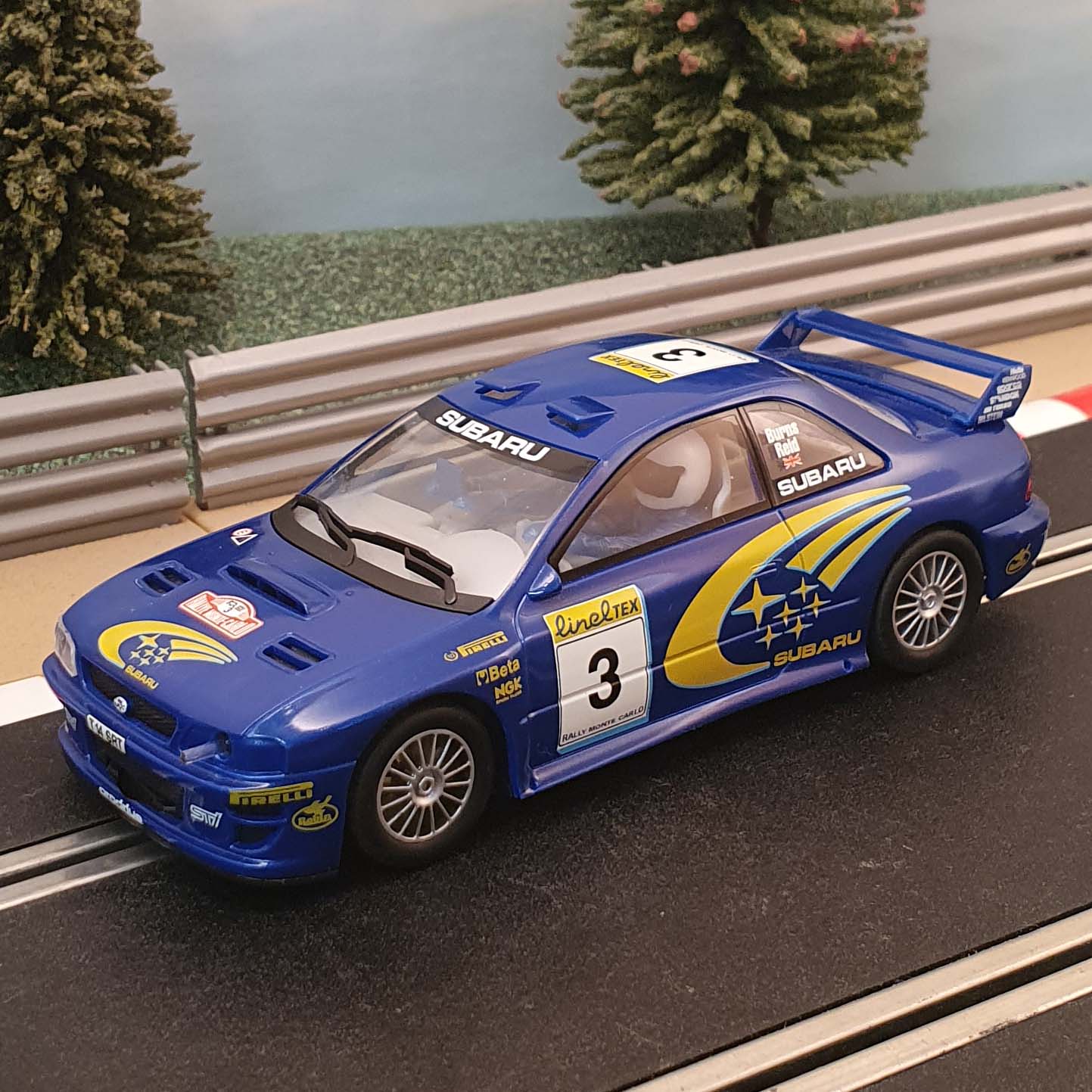 Coche Scalextric 1:32 - Subaru Impreza WRC #3 Burns #H