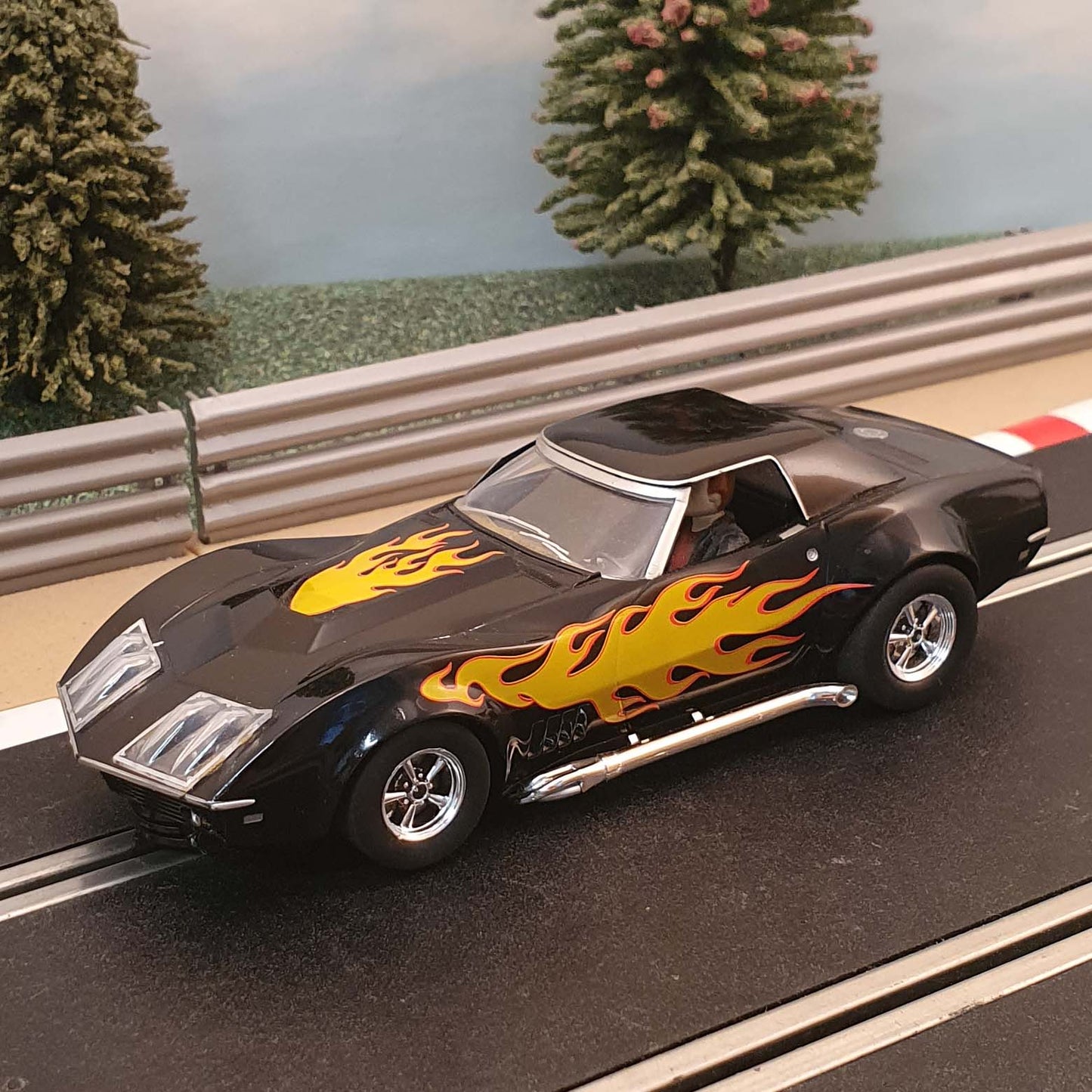 Coche Scalextric 1:32 - C2602 Starsky &amp; Hutch Chevrolet Corvette L-88 *LUCES* #E