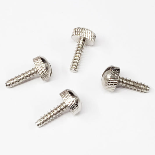 Scalextric 4 Pack Base Screws - Hold Cars In Position In Crystal Cases - Round