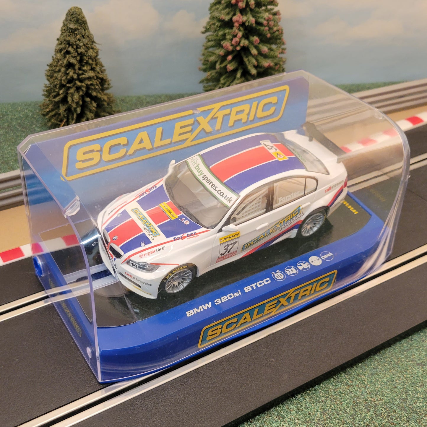 Coche Scalextric 1:32 - C3217 BMW 320si WTCC Forster *LUCES* #37