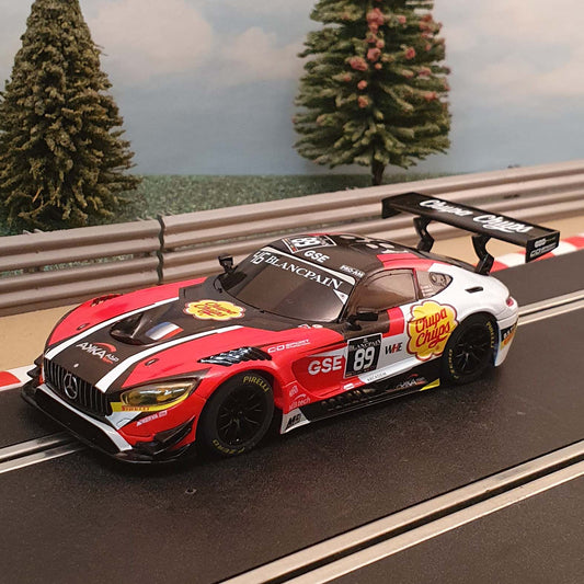 Scalextric 1:32 Car - Mercedes AMG GT3 Chupa Chups *LIGHTS* #89 #W