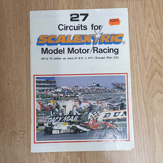 Revista Catálogo Scalextric - C500 1989 27 Circuitos - Planos de trazado de pista #A