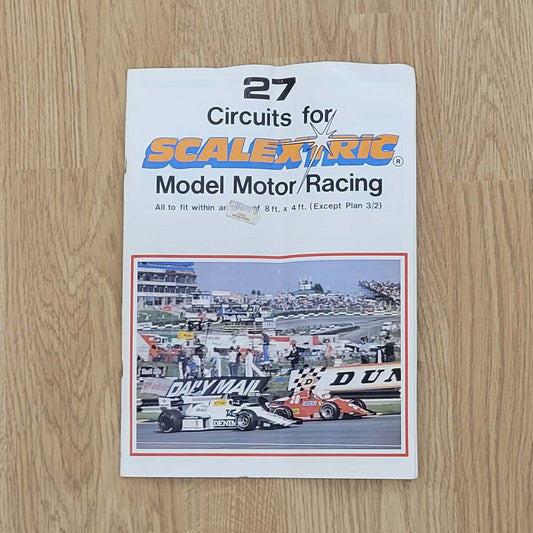 Scalextric Catalogue Magazine - C500 - 27 Circuits - Track Layout Plans #C