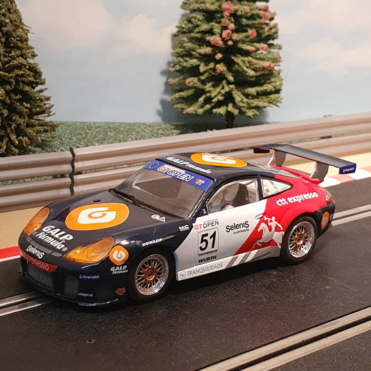 Scalextric 1:32 Digital Car - C2849D Porsche 911 GT3R Galp #51 *LIGHTS* #J