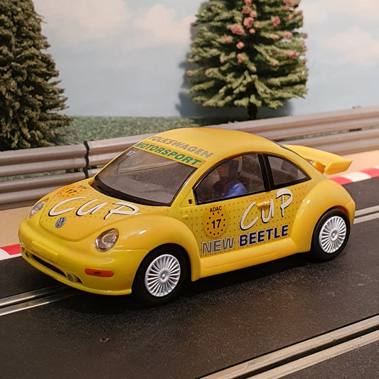 Scalextric 1:32 Car - Yellow VW Volkswagen Beetle #17 #Z