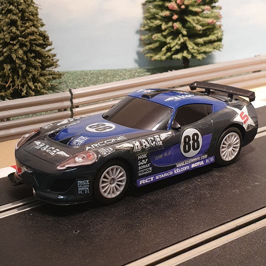 Scalextric 1:32 Car - Black & Blue GT Lightning #88