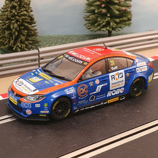 Scalextric 1:32 Car - C3736 MG6 BTCC 2015 Jack Goff *LIGHTS* #31