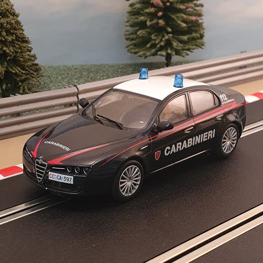 Scalextric 1:32 Car - C2993 Alfa Romeo 159 Carabinieri Police *LIGHTS*