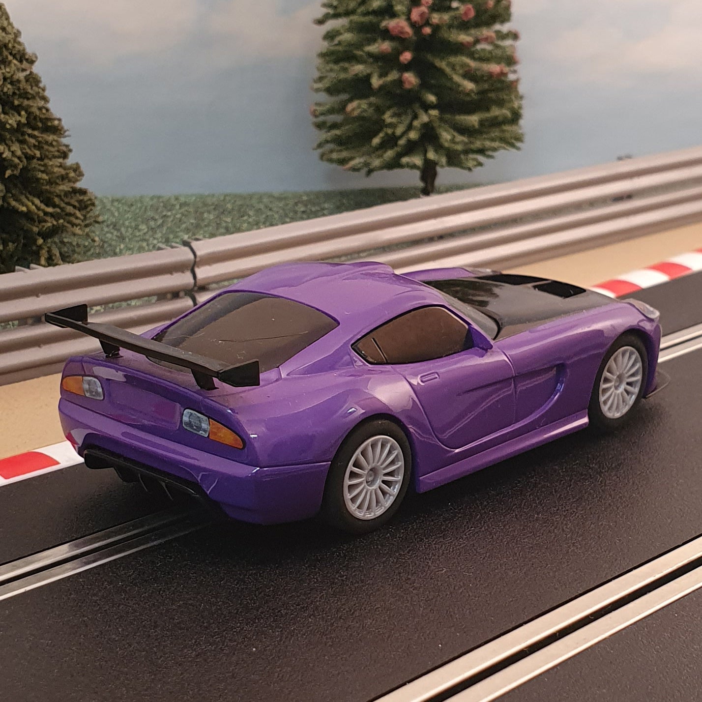 Scalextric 1:32 Car - Purple GT Lightning #H