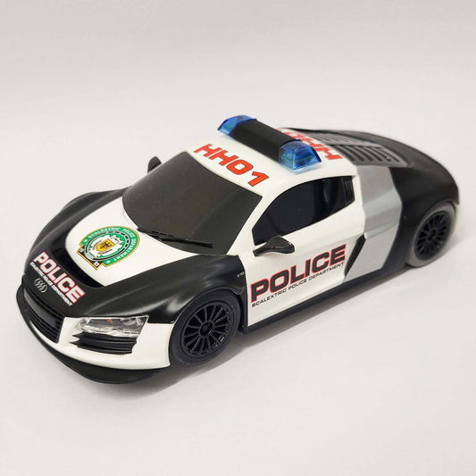 Scalextric 1:32 Car - C3457 Audi R8 GT3 Police Car *LIGHTS & SIREN* NEW