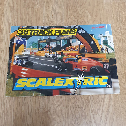 Literatura del catálogo Scalextric - C501 1993 3.ª edición 36 planos de vías #A