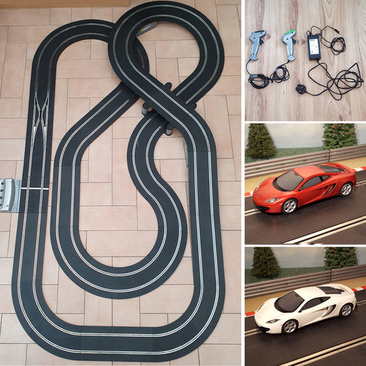 Scalextric Sport 1:32 Track Set Layout With McLaren Cars DIGITAL #AS9