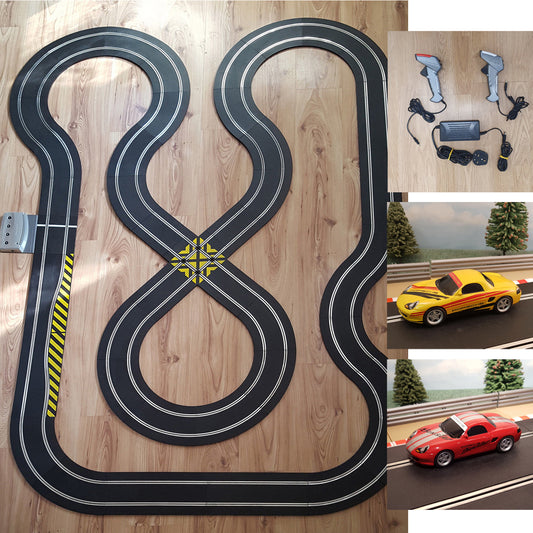 Scalextric Sport 1:32 Track Set - Large Layout + Porsche Boxster Cars DIGITAL #KA