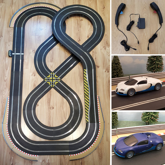 Scalextric Sport 1:32 Set - Double Figure-Of-Eight Layout With Veyron Cars