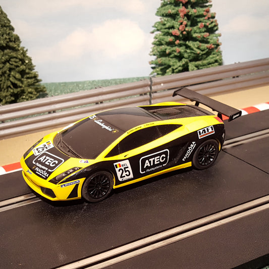 Scalextric 1:32 Car - C3180 Lamborghini Gallardo ATEC #25 #M