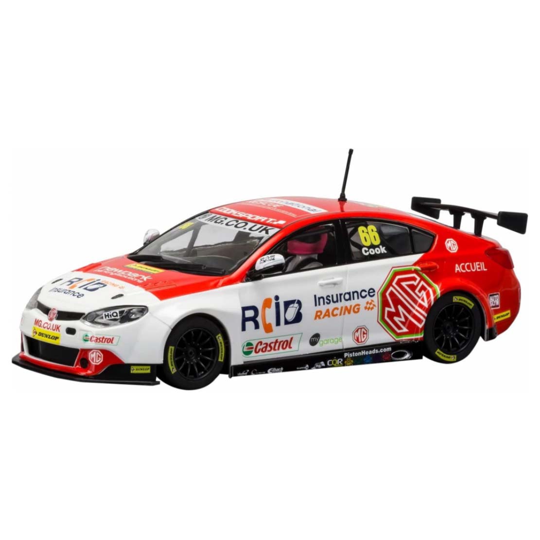 Scalextric 1:32 Layout Set & BTCC Cars #33 & #66 ARC Pro #AS5