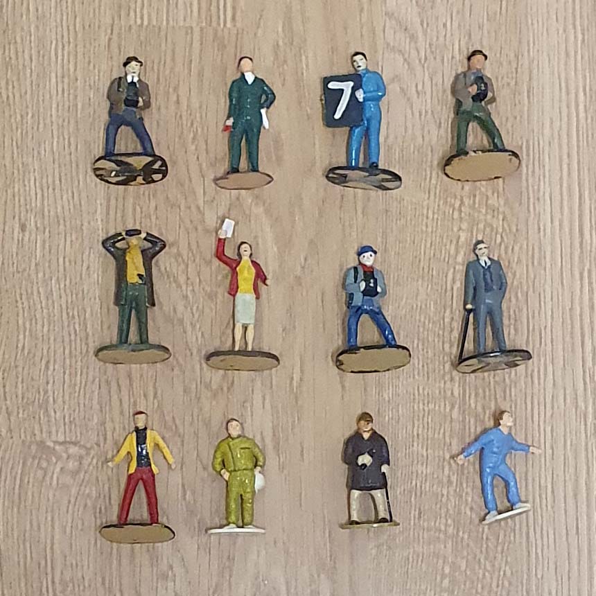 Scalextric 1:32 Painted Figures #D