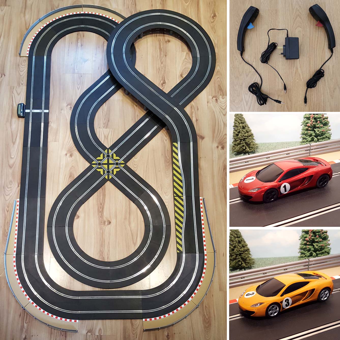 Scalextric Sport 1:32 Figure-Of-Eight Layout Set With McLaren Cars