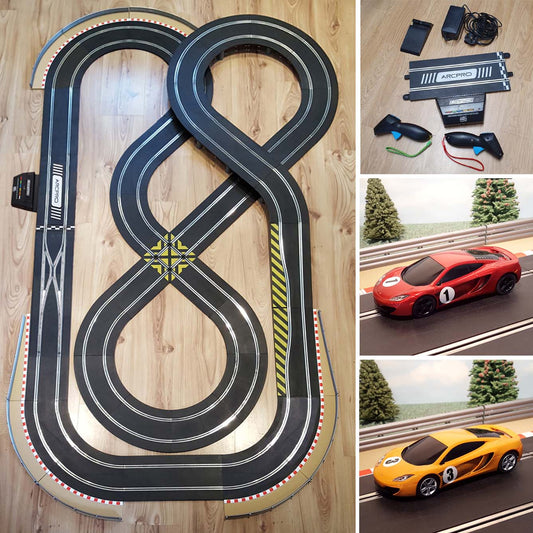 Scalextric 1:32 Figure-Of-Eight Layout Set ARC Pro With McLaren Cars