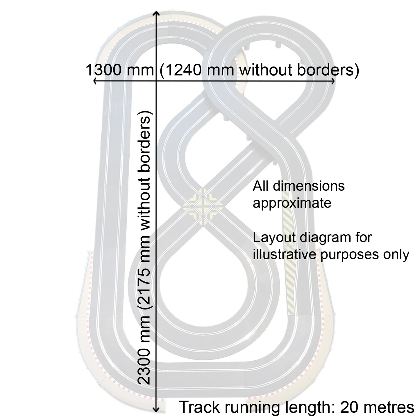 Scalextric Sport 1:32 Figure-Of-Eight Layout Set With McLaren Cars