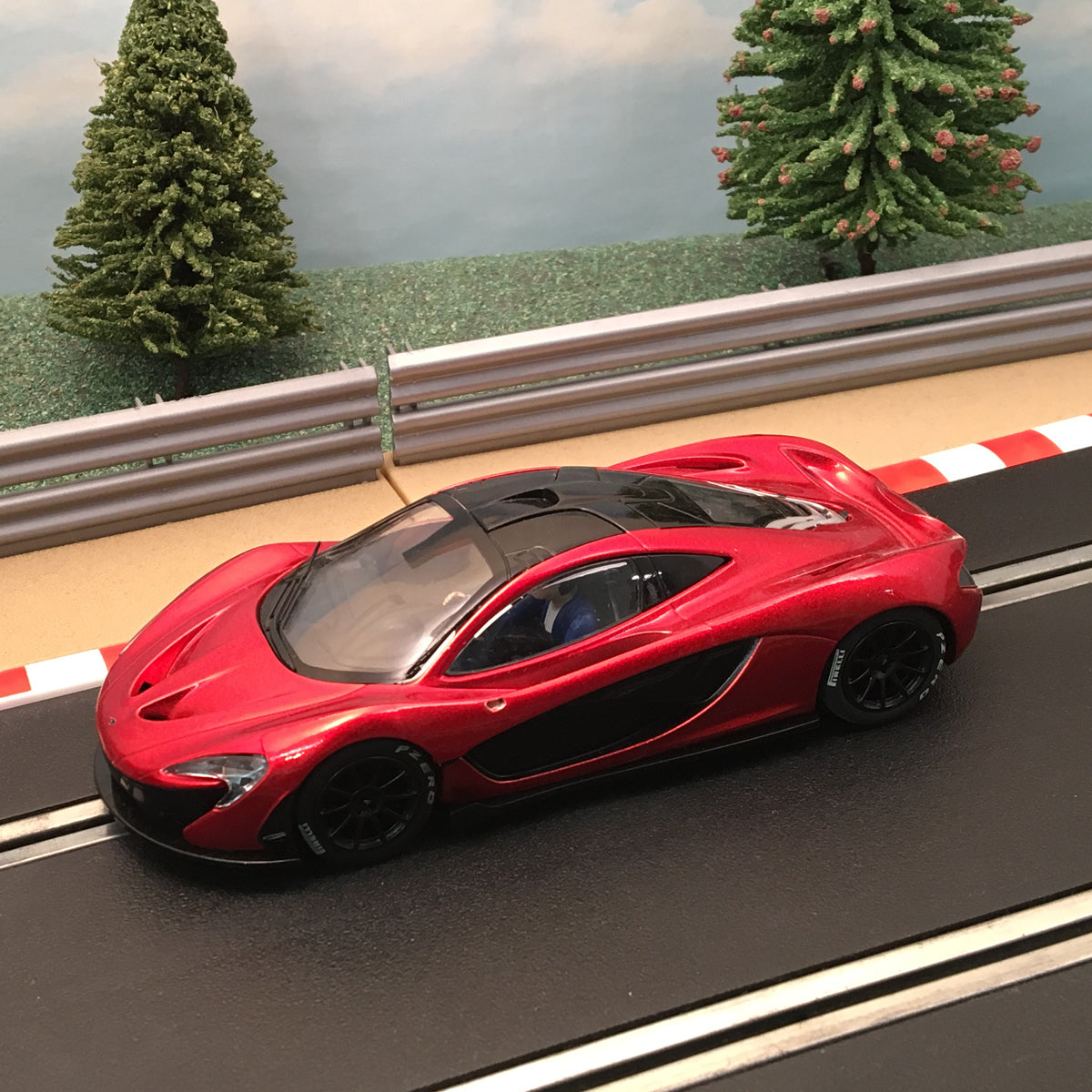 Scalextric 1:32 Car - C3643 Metallic Red McLaren P1 #M