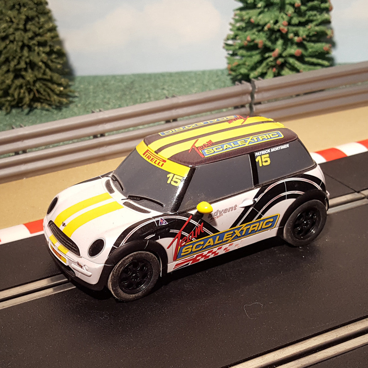 Scalextric 1:32 Car - C3400 BMW Mini Cooper S 'Team Scalextric' #15 Mortimer