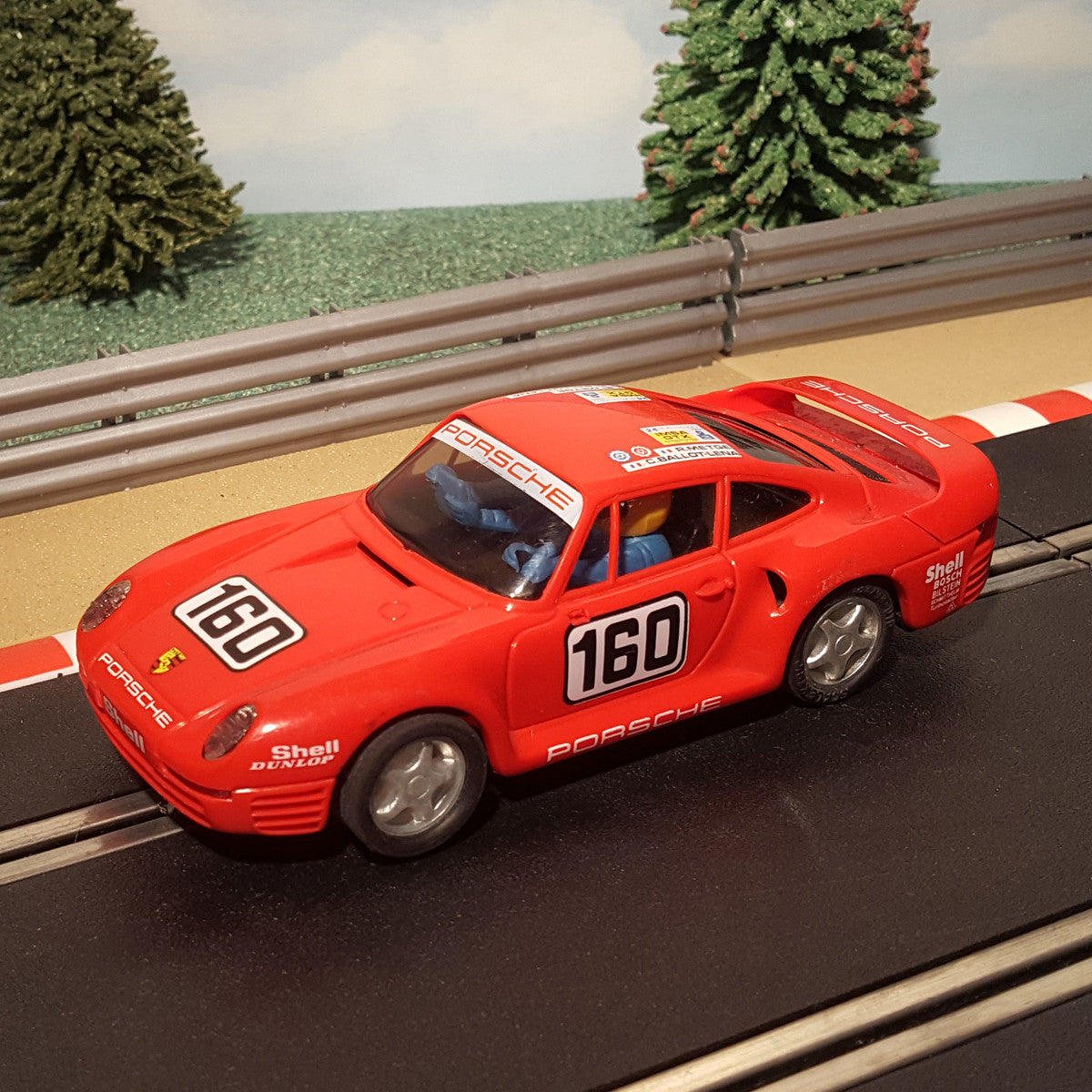 Scalextric 1:32 Car - C449 Red Porsche 959 #160