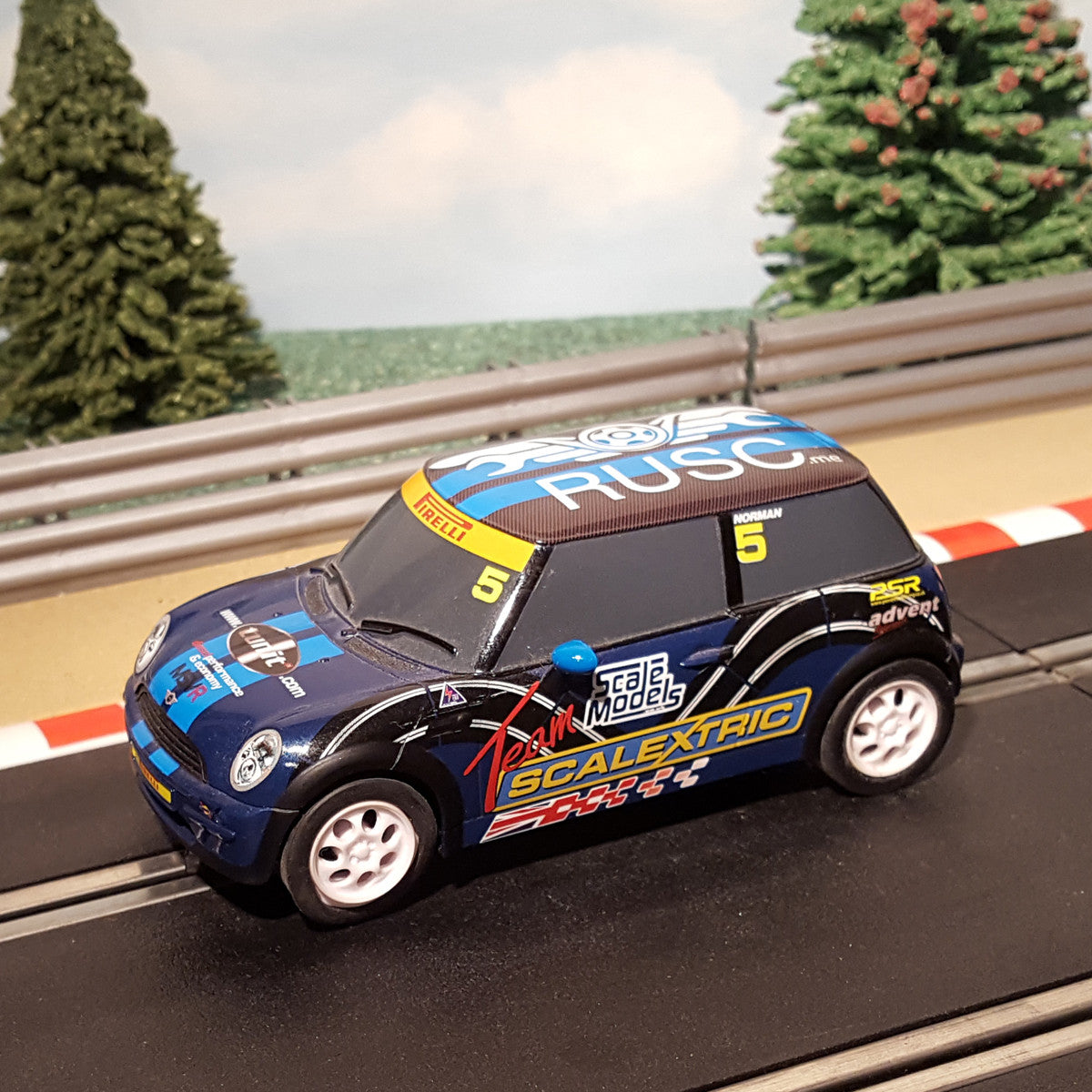 Scalextric 1:32 Car - C3563 BMW Mini Cooper 'Team Scalextric' RUSC #5 Norman