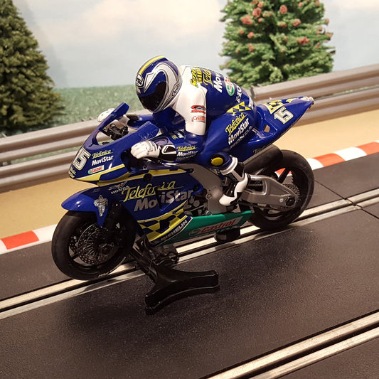 Scalextric 1:32 Motorbike - C6003 Blue Honda Moto GP Sete Gibernau #15