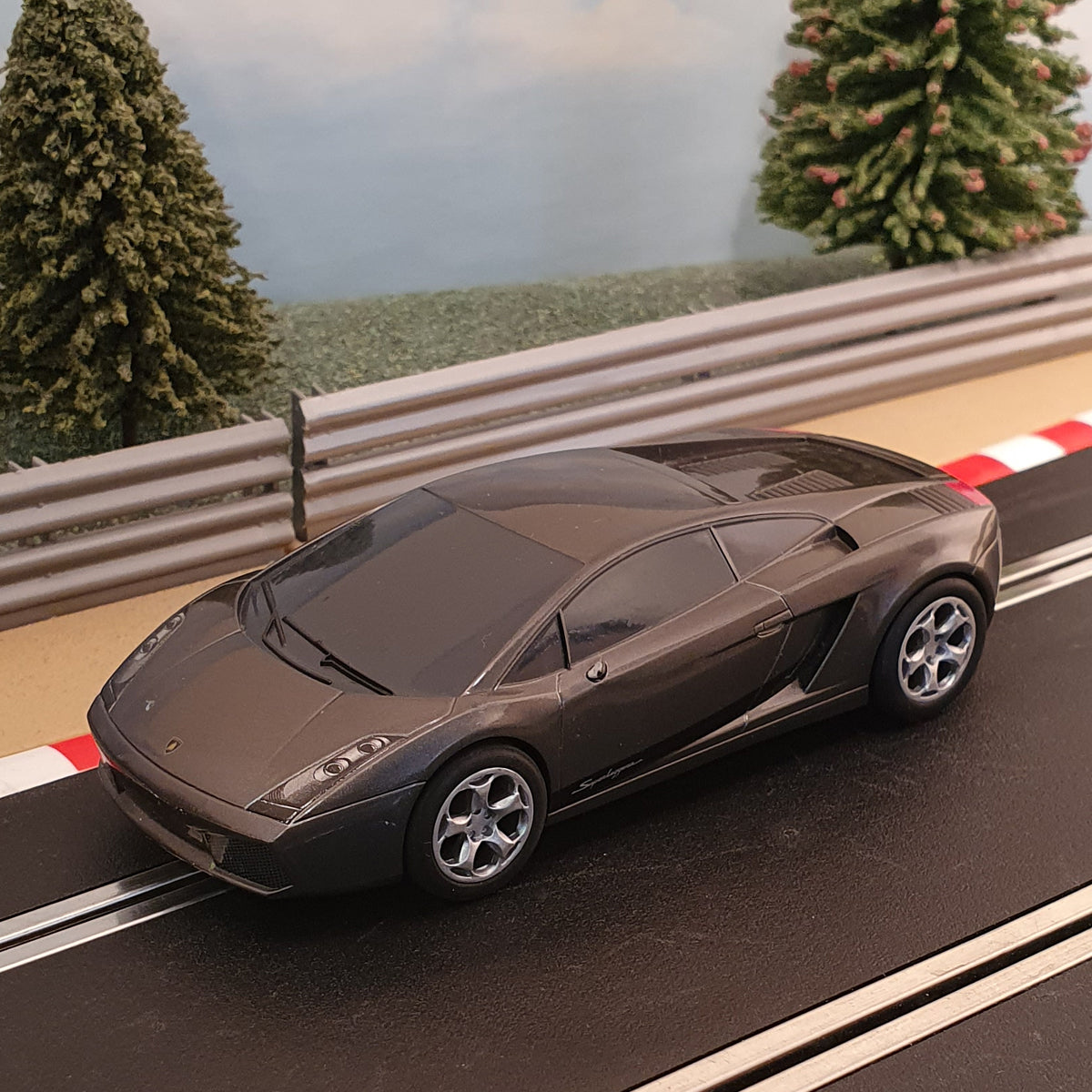 Scalextric 1:32 Drift Car - Dark Grey Lamborghini Gallardo #M