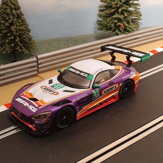 Scalextric 1:32 Car - C4205 Mercedes AMG GT3 Wynn's *LIGHTS* #33