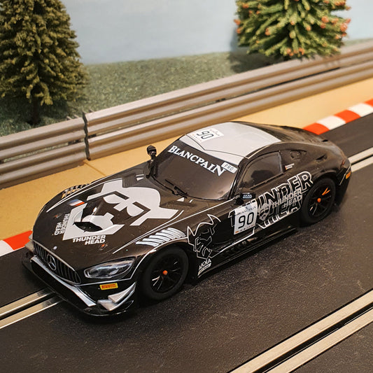 Scalextric 1:32 Car - Mercedes AMG GT3 Thunderhead RAM Racing *LIGHTS* #90 #S