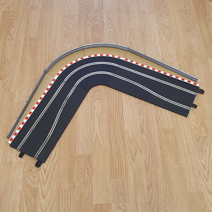 Scalextric 1:32 Sport Track Corner - C8201 Hairpin C8246 Chicane & Bor ...