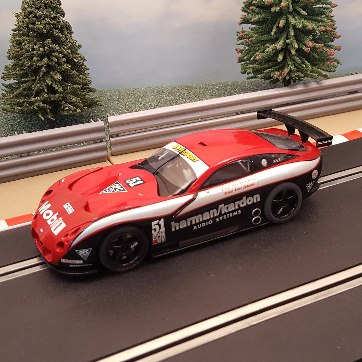 Coche Scalextric 1:32 - C2532W TVR T400R Harman / Kardon #51 *LUCES* #M